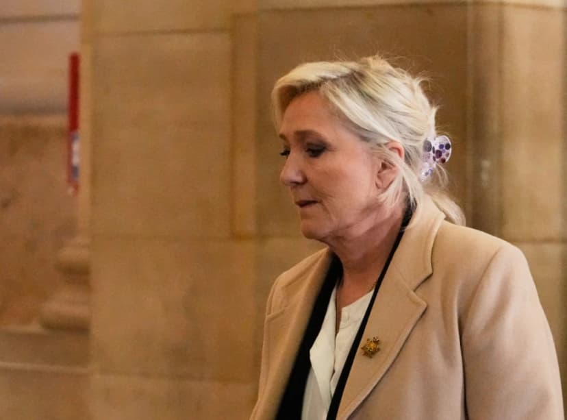 Marine Le Pen Accuses Extreme Left of Seeking to Divide Democratic System