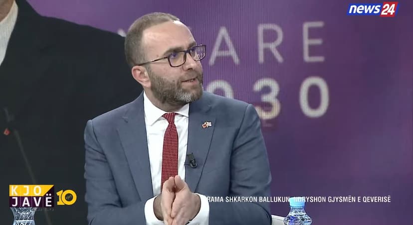 Gazment Bardhi Comments on Albanian Government Reshuffle, Citing International Partner Concerns
