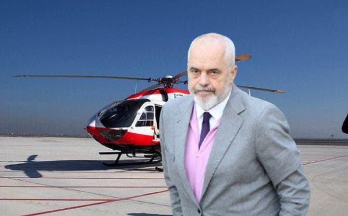 Albanian PM Rama Travels to Korçë by Helicopter Amid Road Collapse