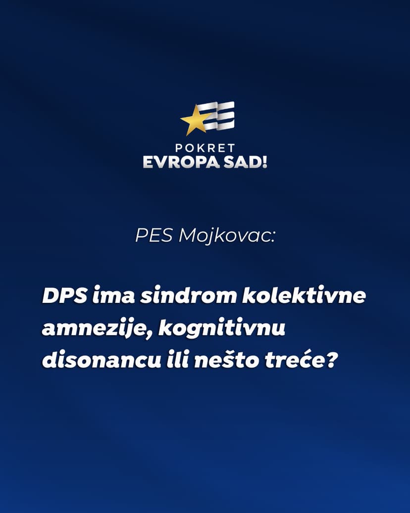 Mojkovac PES Accuses DPS of Collective Amnesia Over Žarski Ski Center