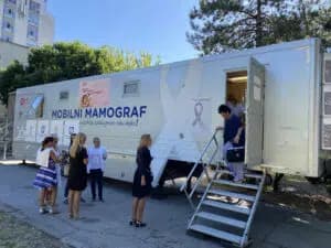 Mobile Mammography Unit Deployed in Lučani, Serbia