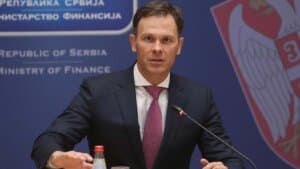 Serbian Finance Minister blames 'colored revolution attempt' for economic slowdown