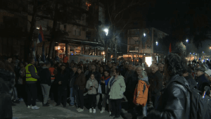 Protest in Bujanovac Commemorates Student March