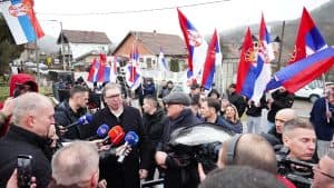Serbian Officials Campaigning in Municipalities Ahead of Local Elections
