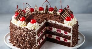 Mocart torta sa višnjama – raskošna čokoladna poslastica za posebne prilike