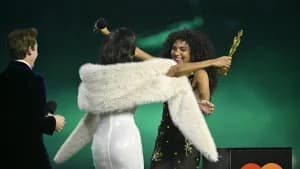 The biggest stars of pop and rock music at the 46th edition of the BRIT Awards held in Manchester