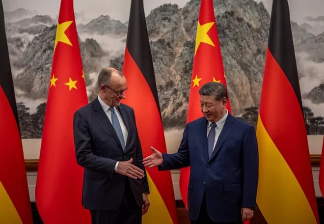 Xi Jinping and Merz Discuss German-Chinese Business Relations