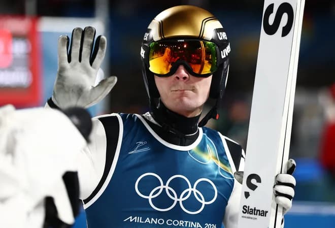 Domen Prevc takoj pokazal zobe na Kulmu