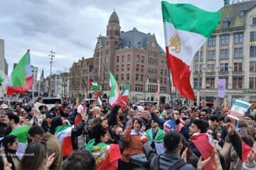 Iranians in the Netherlands celebrate death of Khamenei