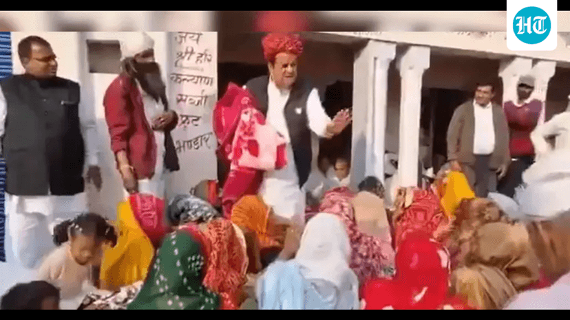 Rajasthan: BJP leader refuses to give Muslim women blankets, video surfaces