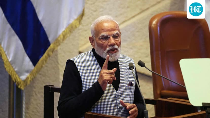 In Knesset speech, Modi calls for ‘just and durable’ peace, says India stands firmly with Israel