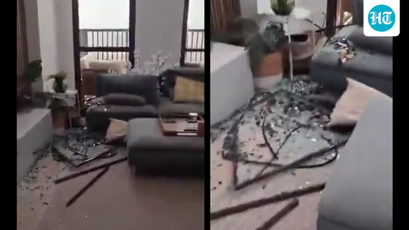 Video shows British man's narrow escape as Iranian drone hits his Dubai apartment: 'It stinks of oil in here'