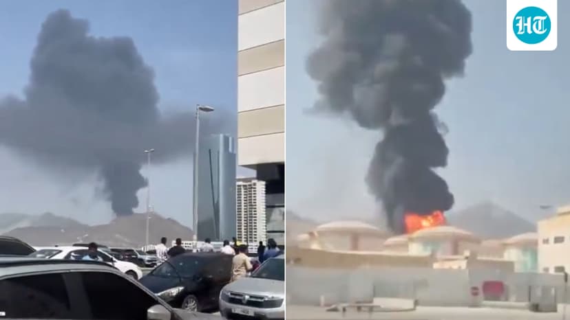 Fire at Fujairah oil storage in UAE as Iranian drones threaten oil infra in Middle East