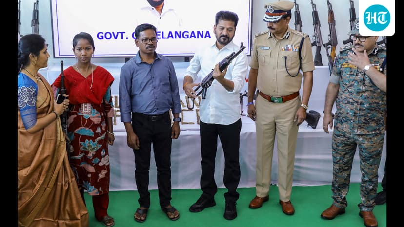 130 Maoists surrender, CM asks Ganapathy to lay down arms