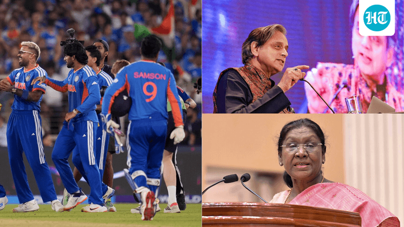 'Magnificent win': Shashi Tharoor, President Murmu and more praise Team India after T20 win | Who said what