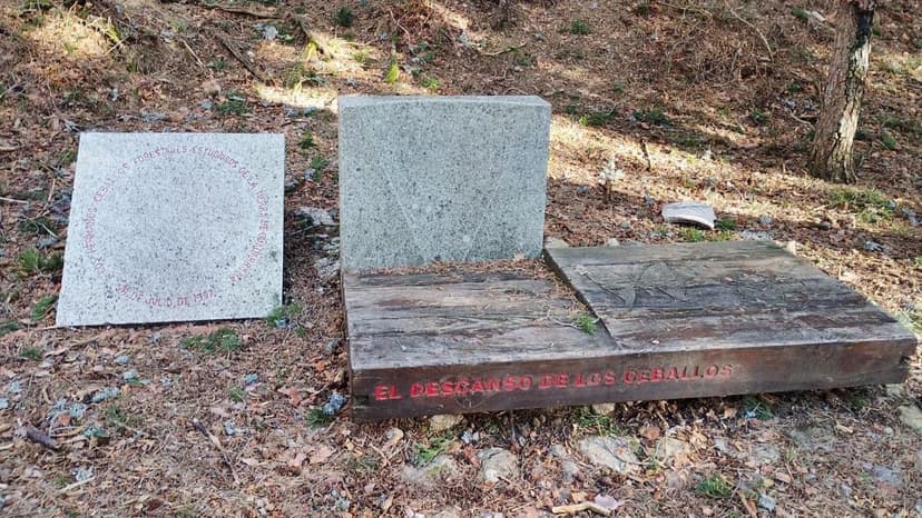Homage to Forest Library Creator and Rangers in Sierra de Guadarrama