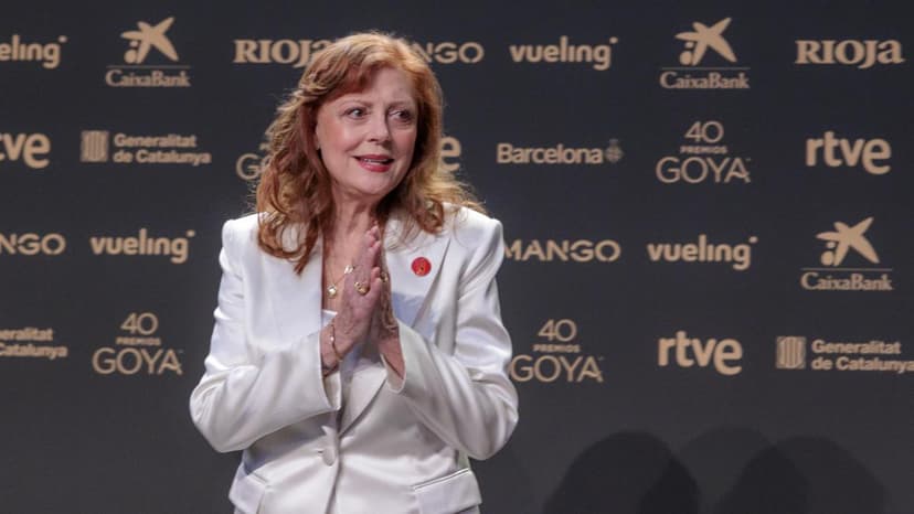 Susan Sarandon thanks Spain for its support to Gaza: “I come from a place with censorship and repression”