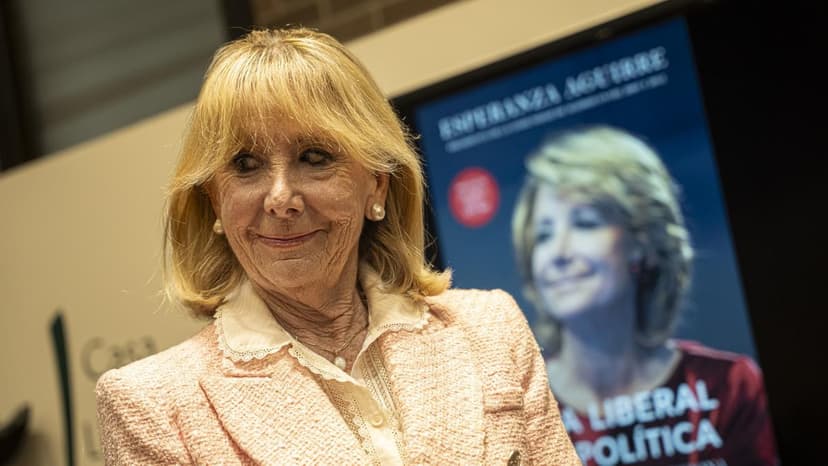 Esperanza Aguirre Urges Feijóo to File No-Confidence Motion Against Government
