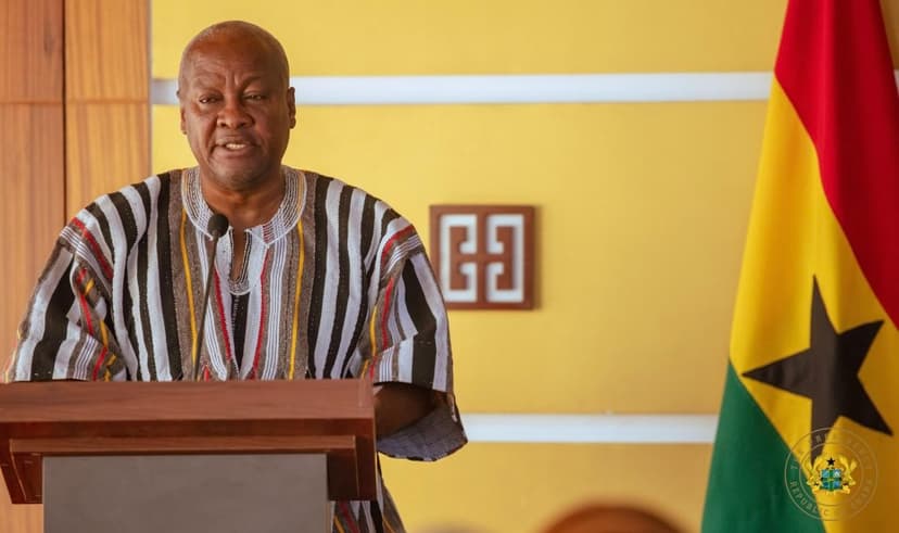 Mahama Announces Renovation of State Banquet Hall