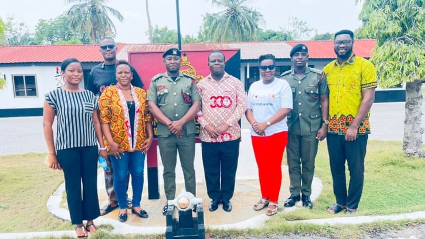 NCCE Deepens Engagement with 66 Artillery Regiment in Ghana