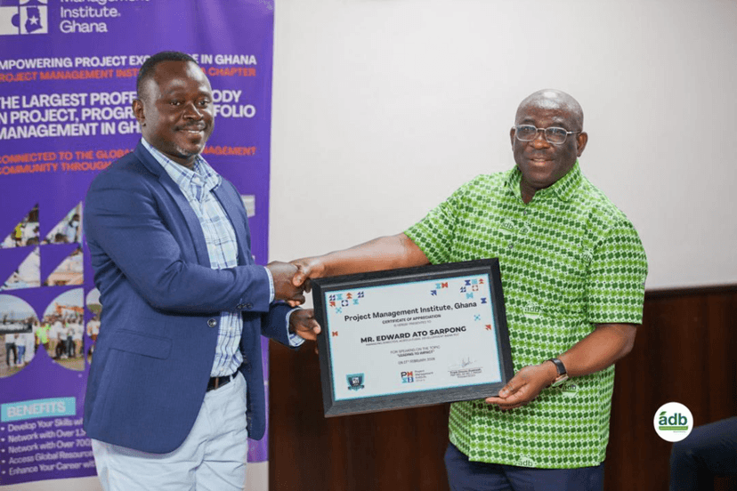 ADB MD honoured for impactful leadership at PMI Ghana engagement