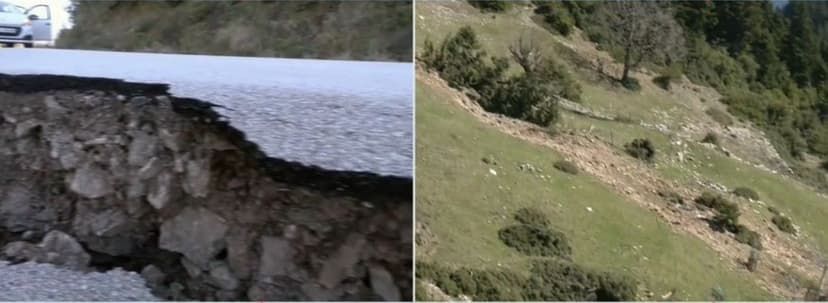 Landslide Causes Extensive Damage in Dafni Village, Agrafon