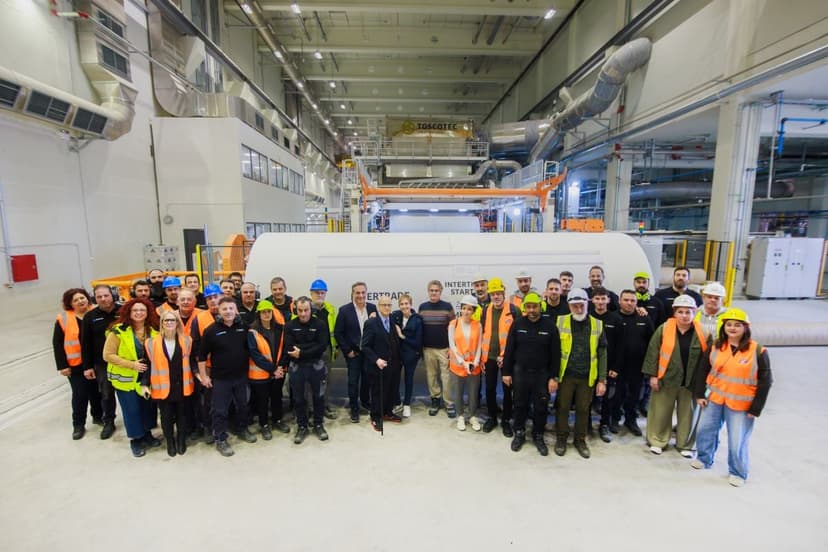 Intertrade Hellas ABEE Launches Second Tissue Paper Production Line in Oinofyta, Greece