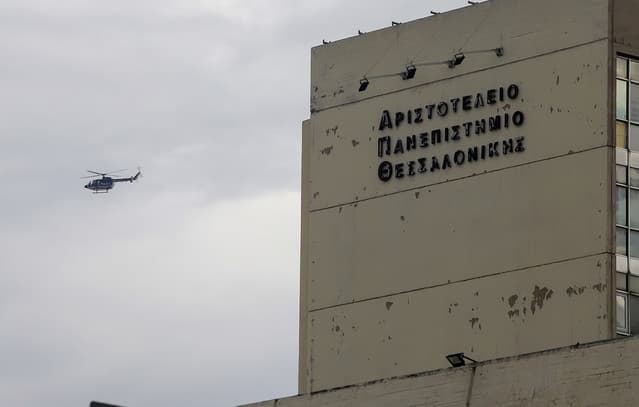 Aristotle University of Thessaloniki Plants 500 Trees in Memory of Tempi Victims