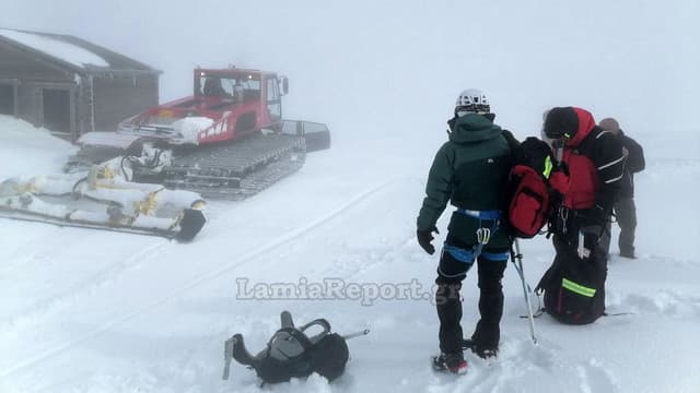Unsuccessful search for missing person in Velouchi, Greece