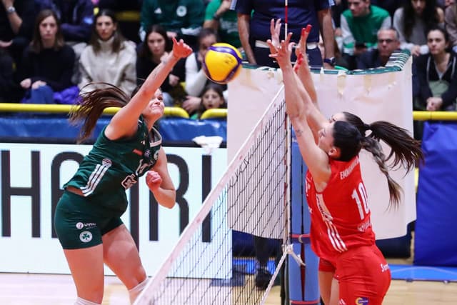 Greek Women's Volley League: Olympiacos vs. Panathinaikos Derby