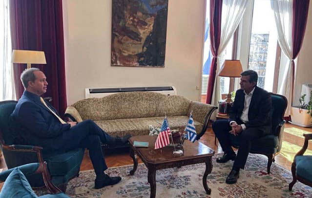 US Consul General Meets with Deputy Minister for Macedonia-Thrace in Thessaloniki
