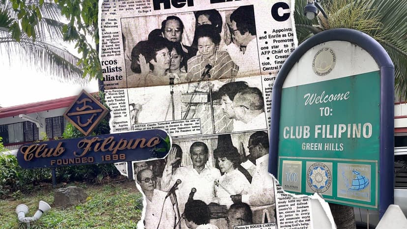 People Power at 40: Club Filipino and Cory Aquino’s inauguration