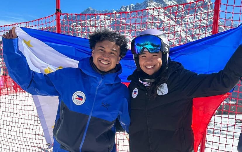 Tallulah Proulx and Francis Ceccarelli Represent Philippines at Winter Olympics