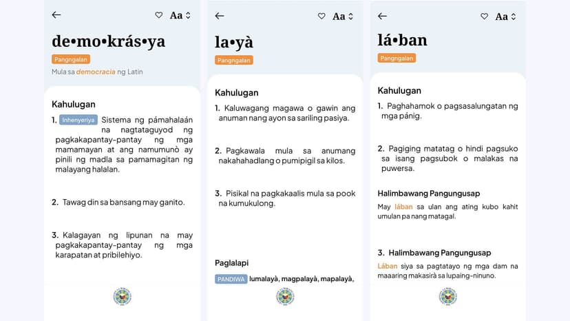 KWF Filipino Dictionary App Now Available