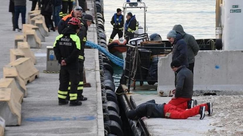 Man Assaults Mother, Jumps into Sea in Civitanova Marche; Mother in Coma