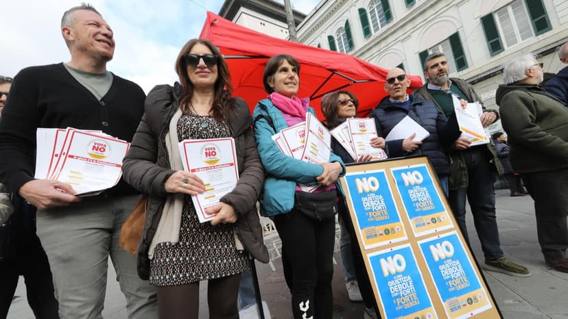 Italian political leaders clash over justice reform referendum