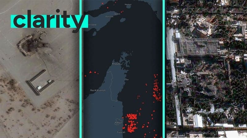 Satellite images, tracking data show disruption in Middle East