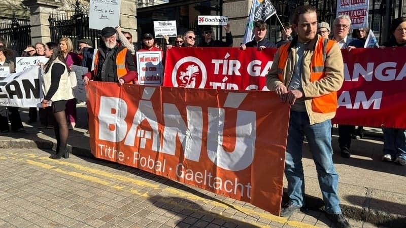 Protesters Highlight Housing Crisis in Irish Gaeltacht Regions