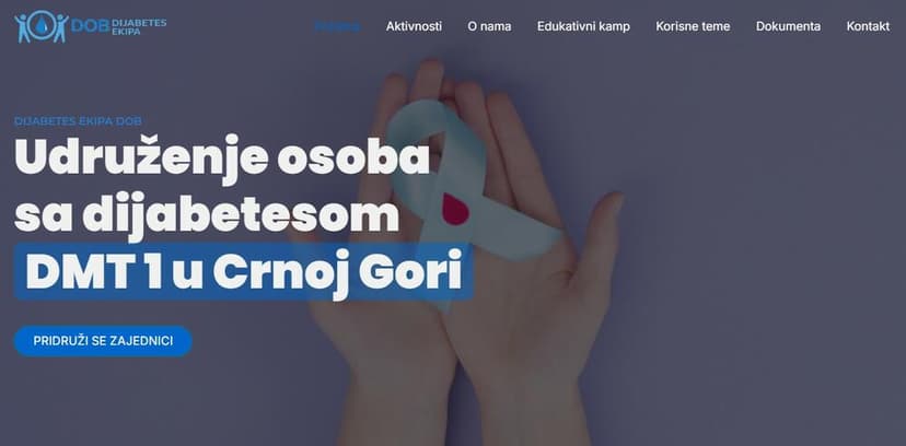 Website Launched for Type 1 Diabetes Patients in Montenegro