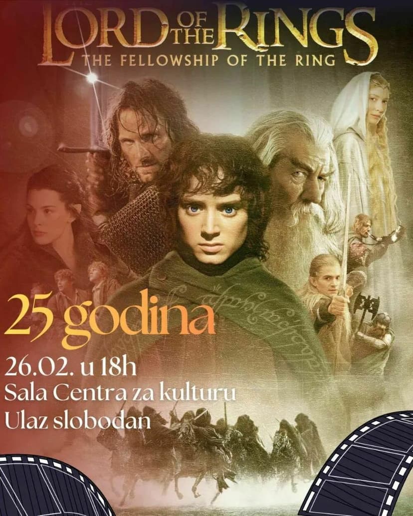 Lord of the Rings Trilogy Screening in Danilovgrad for 25th Anniversary
