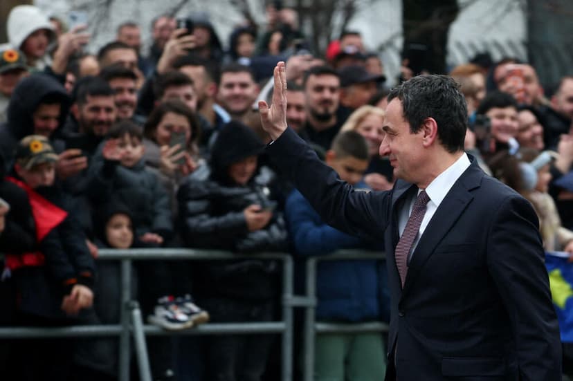 Kosovo PM Albin Kurti States Changes Depend on Democratic Forces in Serbia