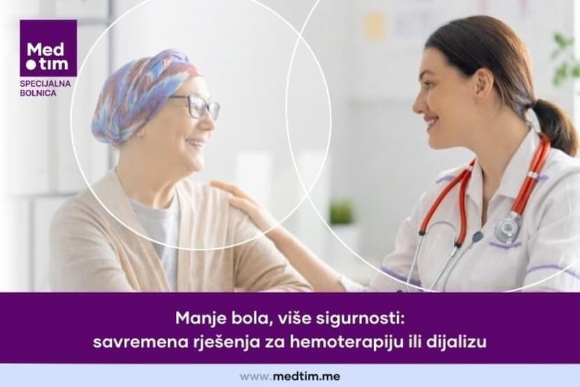 Manje bola, više sigurnosti: savremena rješenja za hemoterapiju...